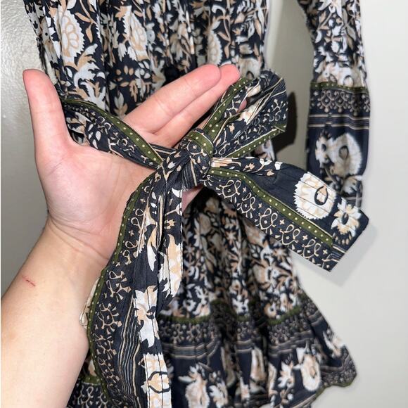 Cleobella Blue and White Floral Mini Dress - Picture 4 of 8